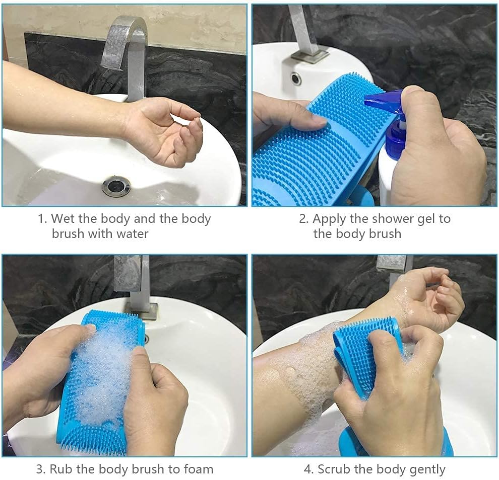 Scrub Ease 29" Silicone Back Scrubber